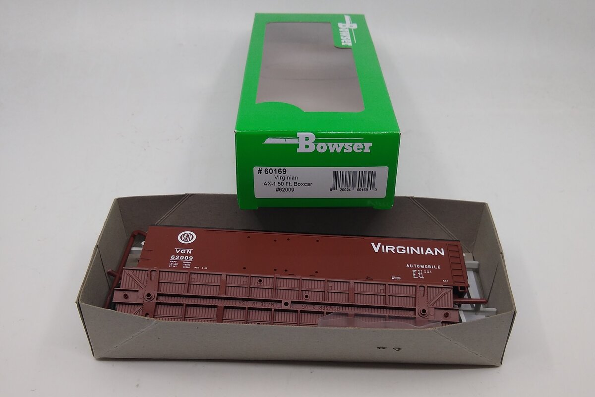 Bowser 60169 HO Virginian X32 4 Door Boxcar #62026