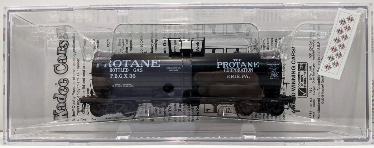 Kadee 9016 PBGX #36 ACF 11,000 Gallon Insulted Full Platform Tank Car