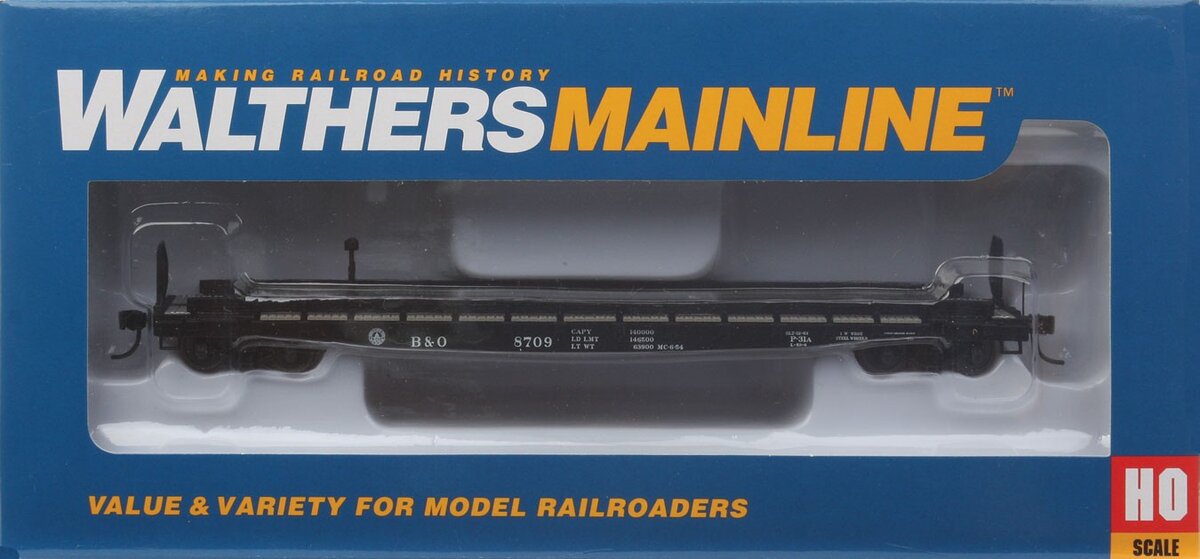Walthers 910-5103 B&O 53' GSC Flat Car #8709