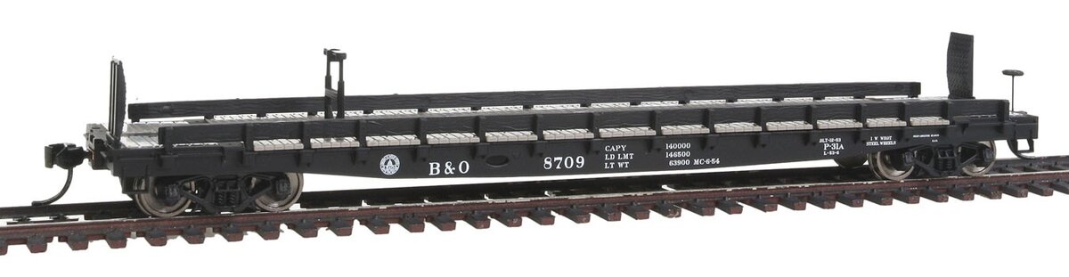 Walthers 910-5103 B&O 53' GSC Flat Car #8709
