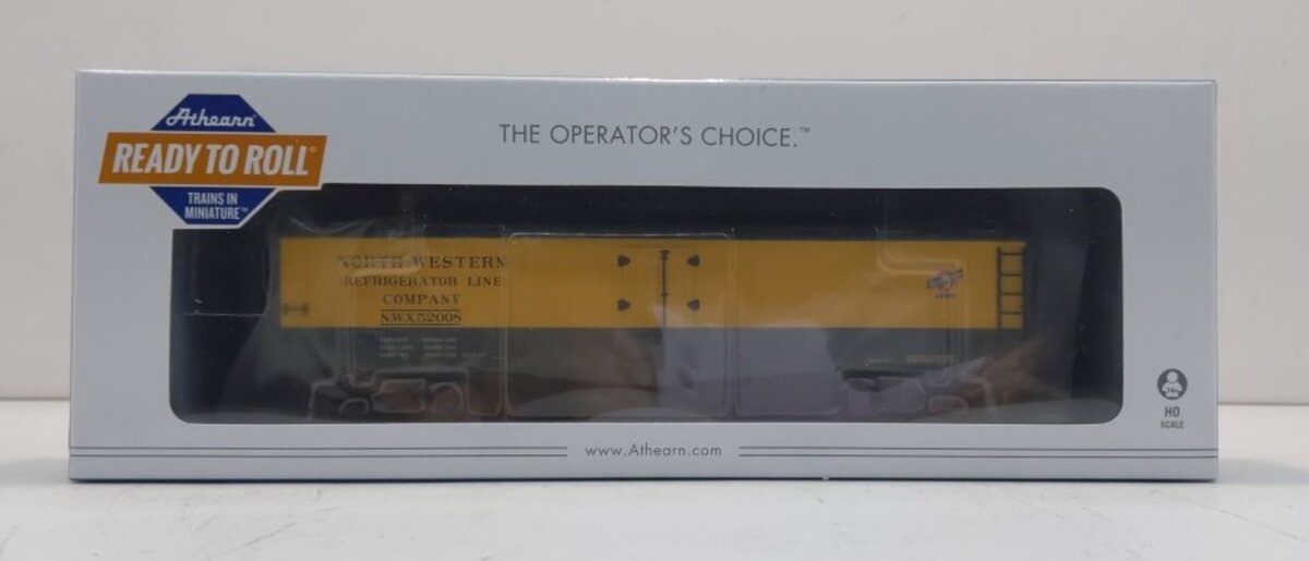 Athearn 97357 HO Chicago & Northwestern RTR 50' Ice Bunker Reefer #52008