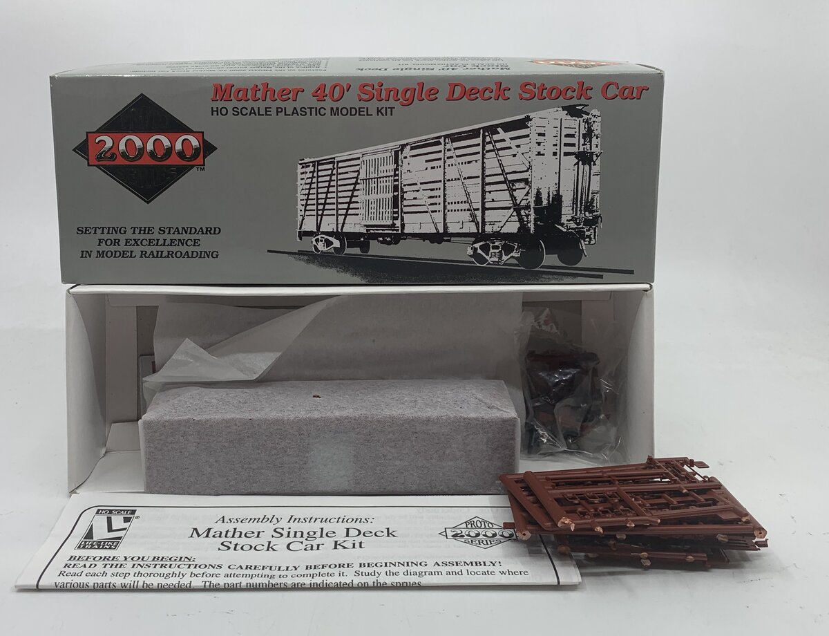 Proto 2000 21198 HO B&O # 112117 Single Deck Stock Car Kit