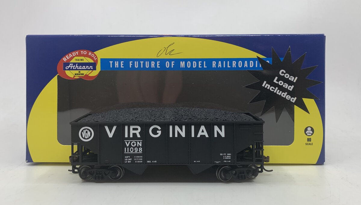 Athearn 79515 HO Virginian 34' Ribbed Hopper #11098