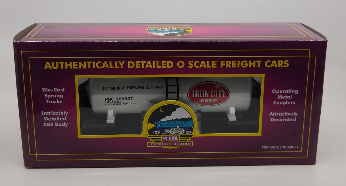 MTH 20-96178 O Iron City 8000 Gallon Tank Car #309827