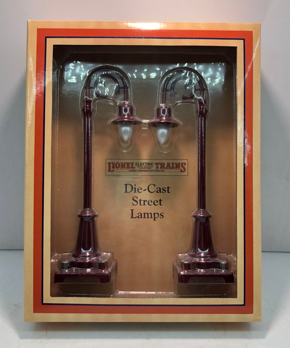 Lionel 11-90021 #59 Gooseneck Lamp Set--Maroon