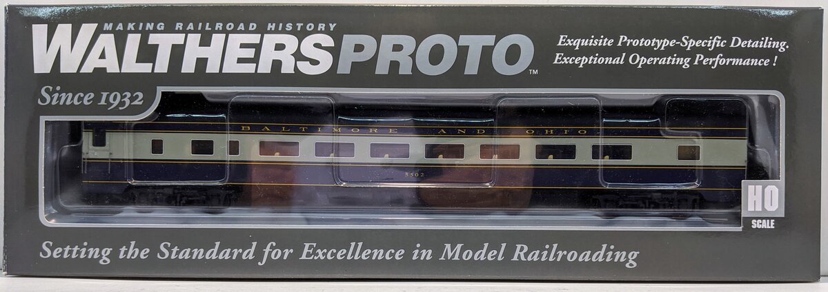 Walthers 920-9401 HO B&O Capitol Limited 85' P-S City Series 56-Seat Coach