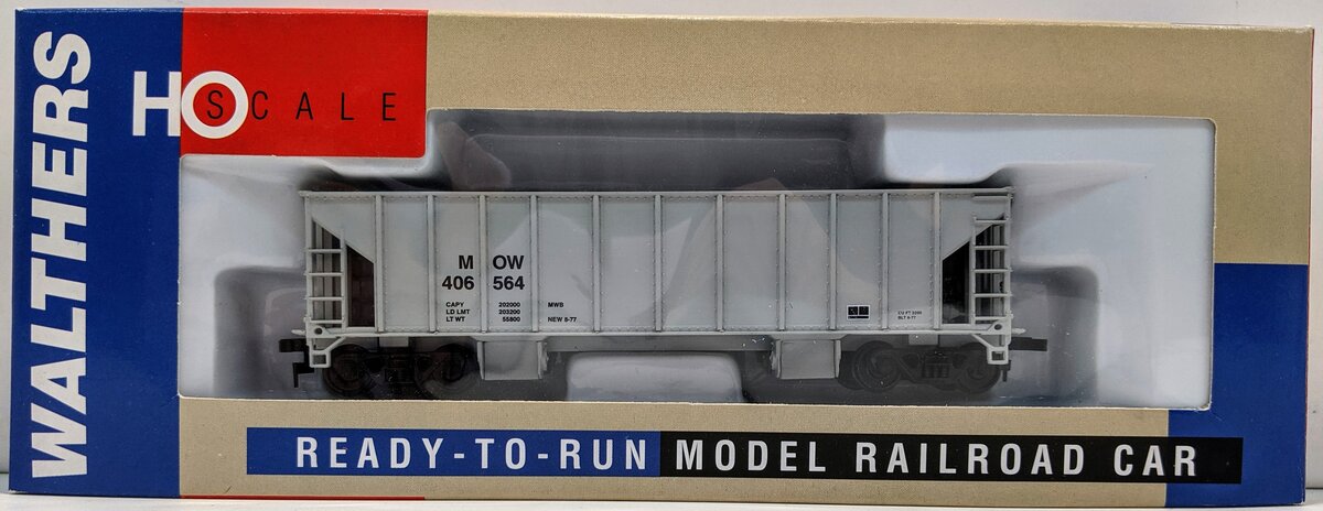 Walthers 932-4205 HO Scale MOW 41' Ballast Hopper Car # 406564 Ready To Run