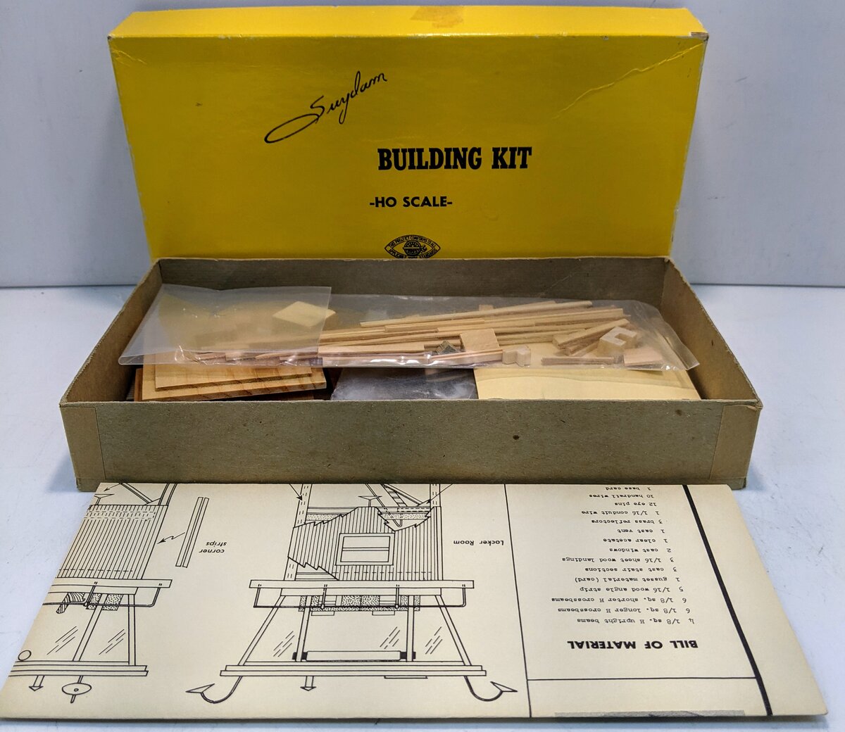 Suydam 80 HO Scale Yard Control Tower Kit