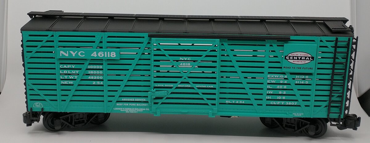 Aristo-Craft 46118 New York Central Stock Car