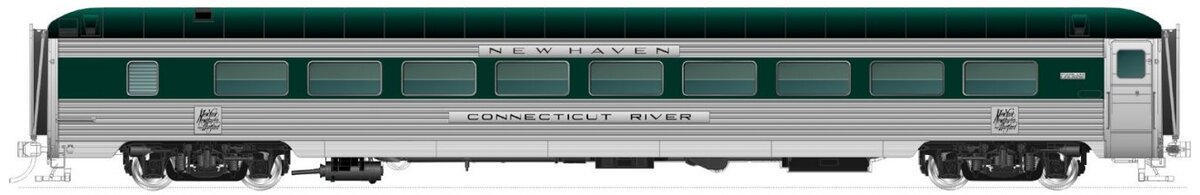 Rapido Trains 17108 HO Scale New Haven "Thames River" Parlor Smoker Car