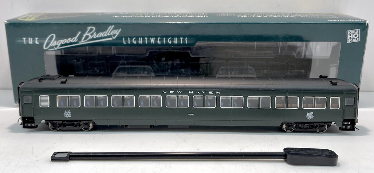Rapido Trains 109097 HO New Haven 10-Window Smoker Coach #8501