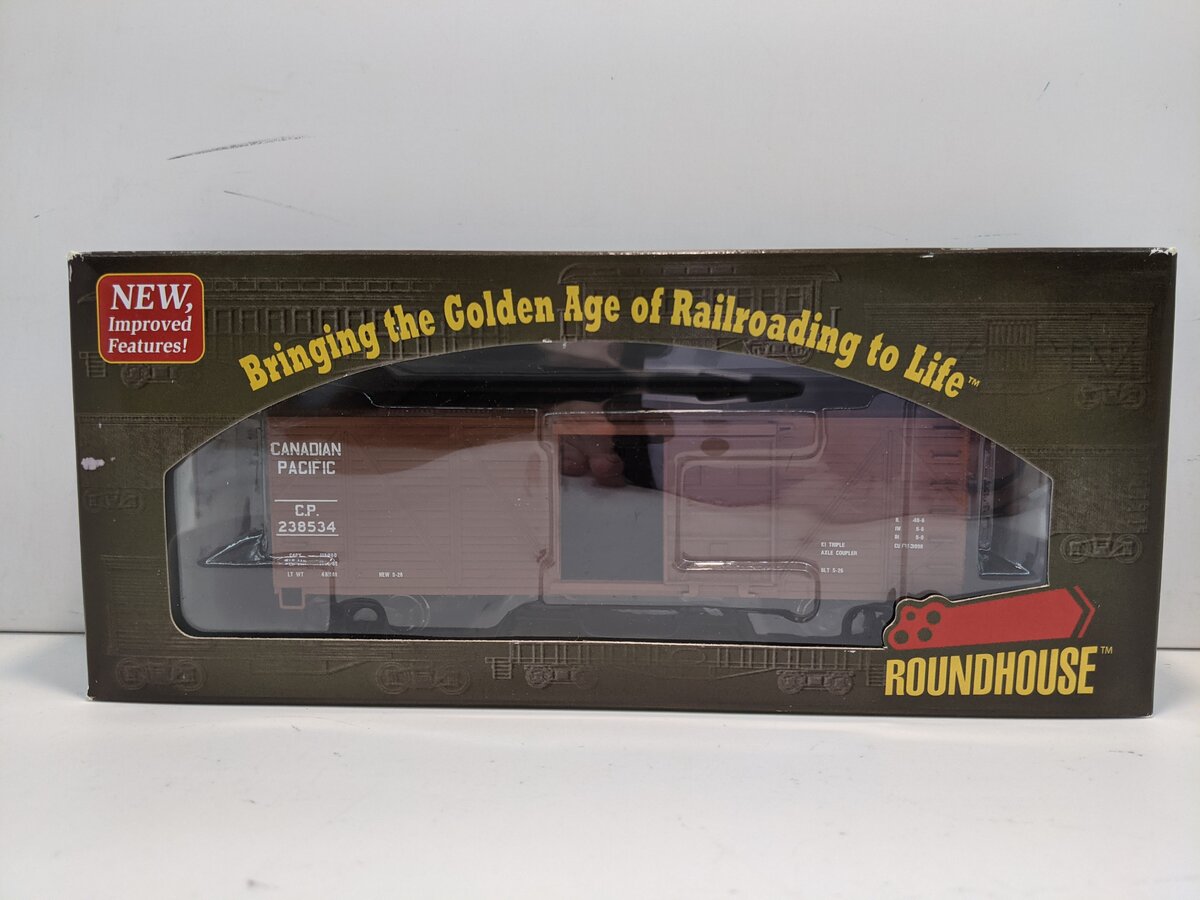 Roundhouse 85703 HO CP RTR 40' Single-Sheathed Box Car #238534