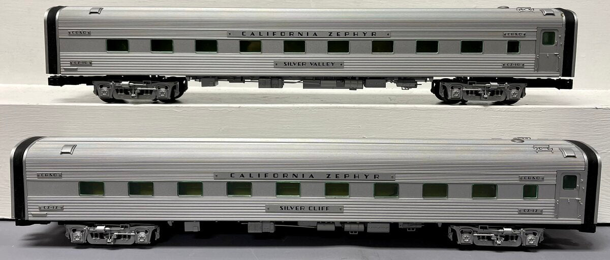 Lionel 6-25731 CB&Q CA Zephyr 18'' Aluminum Passenger Car (Pack of 2)