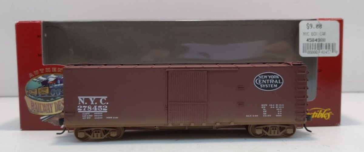 Ertl 4988 HO New York Cenral 50' USRA Double Sheathed Boxcar #278452