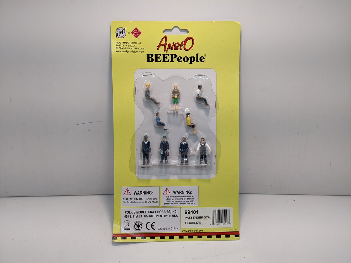 Aristo-Craft 99401 O Beepeople Passenger Station Figures (Pack of 9)
