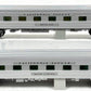 Lionel 6-25727 O Western Pacific Zephyr 18'' Aluminum Passenger Car (Pack of 2)