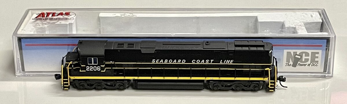 Atlas 40001998 N Scale Seaboard Coasl Line C628 Diesel #2206 w/DCC