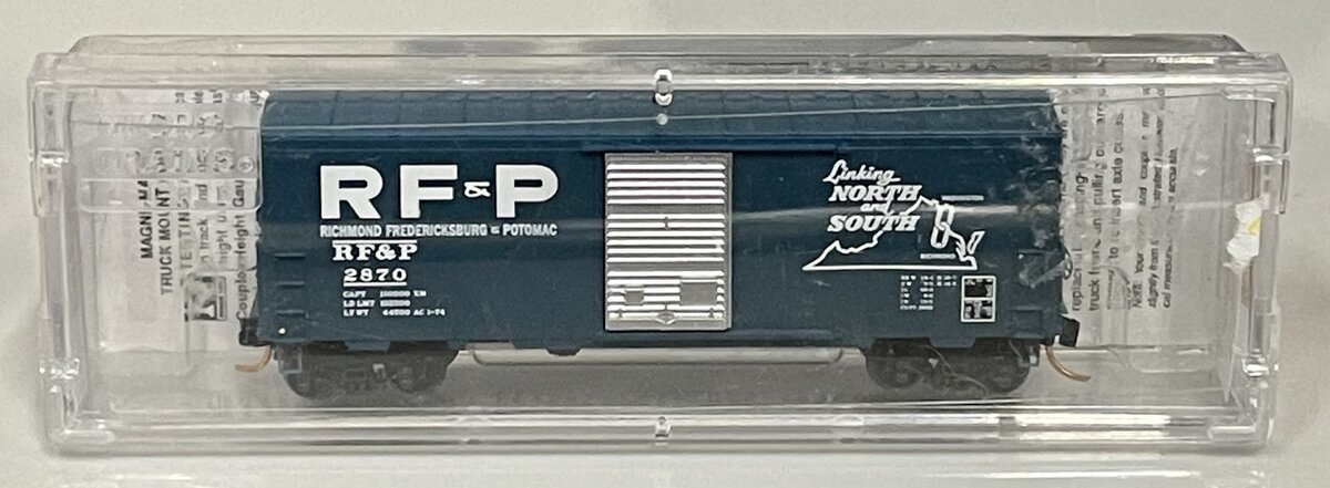 Micro-Trains 02400290 N RF&P 40' Standard Single Door Boxcar w/o Roofwalk #2870
