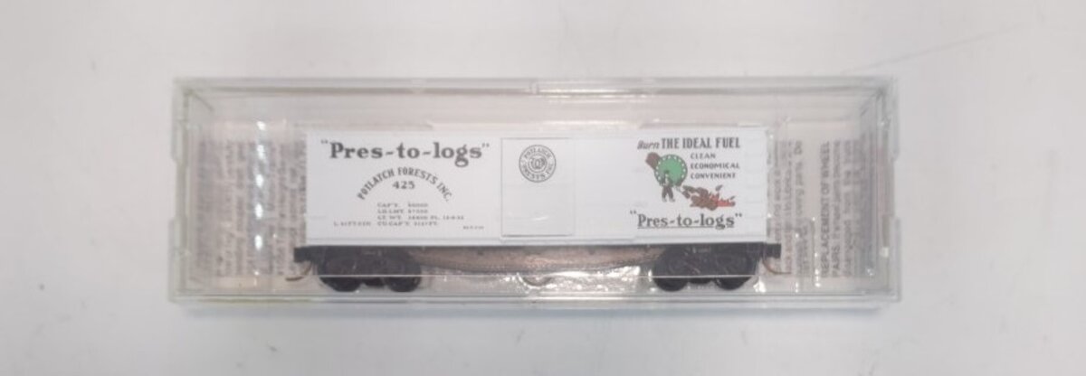 Micro-Trains 04200060 N Scale Potlatch Forests Inc Sheathed Wood Boxcar #425