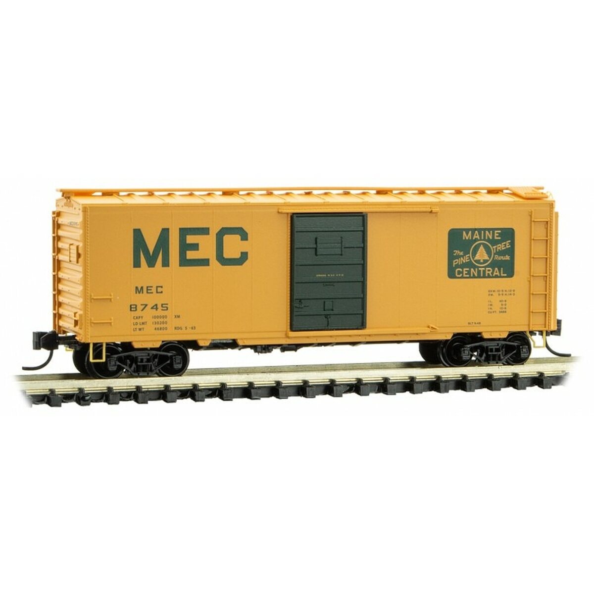 Micro-Trains 02000117 N Maine Central 40' Single Door Boxcar #8745