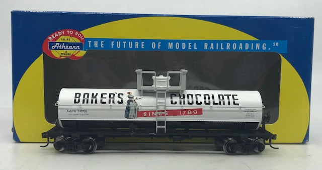 Athearn 72911 HO RTR Chemical Tank, Baker's Chocolate #31056
