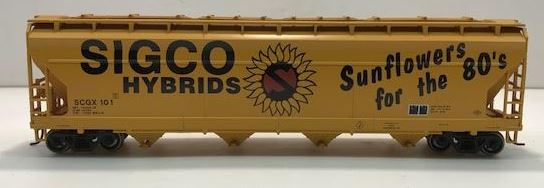 Athearn 72308 HO Sigco Hybrids ACF Centerflow Hopper #101