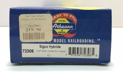 Athearn 72308 HO Sigco Hybrids ACF Centerflow Hopper #101