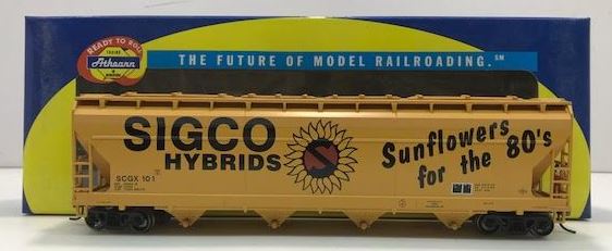 Athearn 72308 HO Sigco Hybrids ACF Centerflow Hopper #101