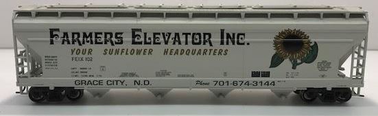 Athearn 72301 HO Farmers Elevator ACF Centerflow Hopper#102
