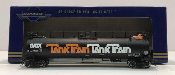 Athearn G67809 HO Genesis GATX TankTrain 23 K Intermediate Car # 48660