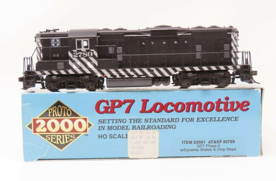 Proto 2000 23001 HO ATSF GP7 PhII Diesel Locomotive #2789