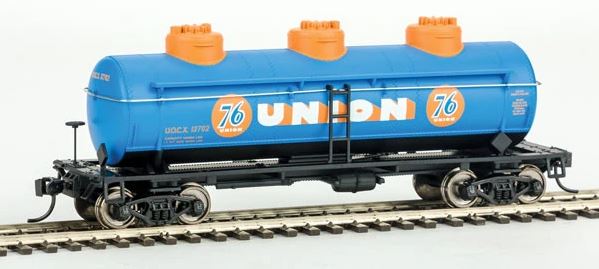 Walthers 910-1123 HO Union76 36' 3-Dome Tank Car UOCX #12702 (Blue, Orange, W)