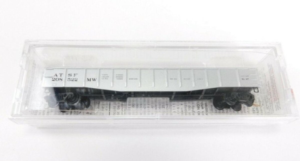 Micro-Trains 10500060 N ATSF 50' 14 Panel Steel Fishbelly Side Gondola #208522