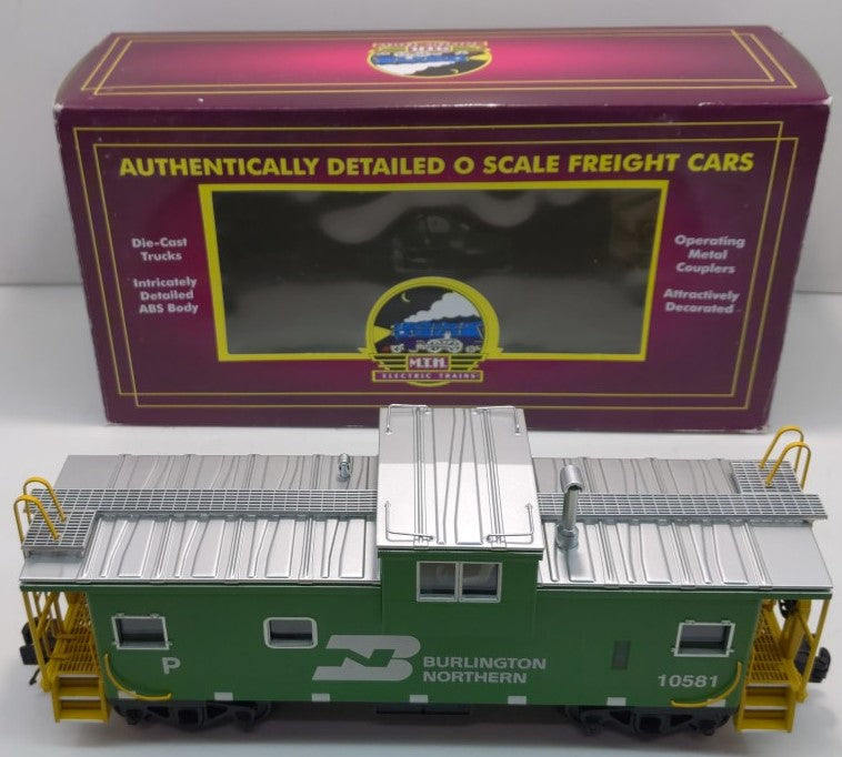 MTH 20-91574 O Burlington Northern Extended Vision Caboose