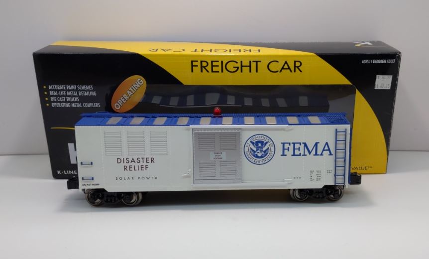 Lionel 6-22323 FEMA Disaster Relief Voltmeter Car