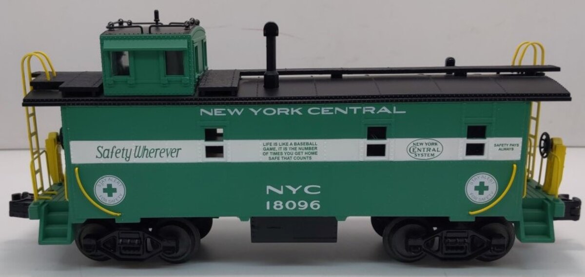 MTH 20-91283 O New York Central 35' Woodsided Caboose #18096