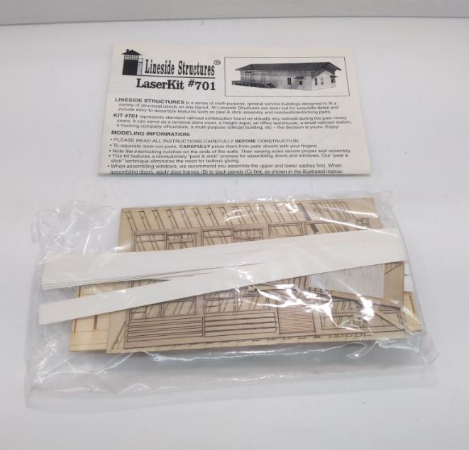 American Model Builders 701 Laser Art General Service Lineside HO Scale Kit