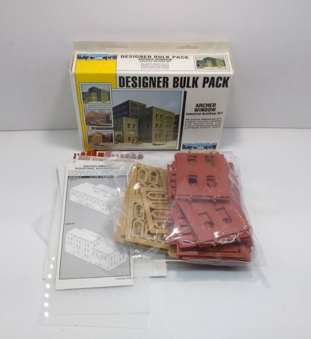 DPM 36100 HO Arched Window Industrial Building Kit