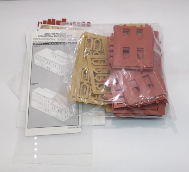 DPM 36100 HO Arched Window Industrial Building Kit