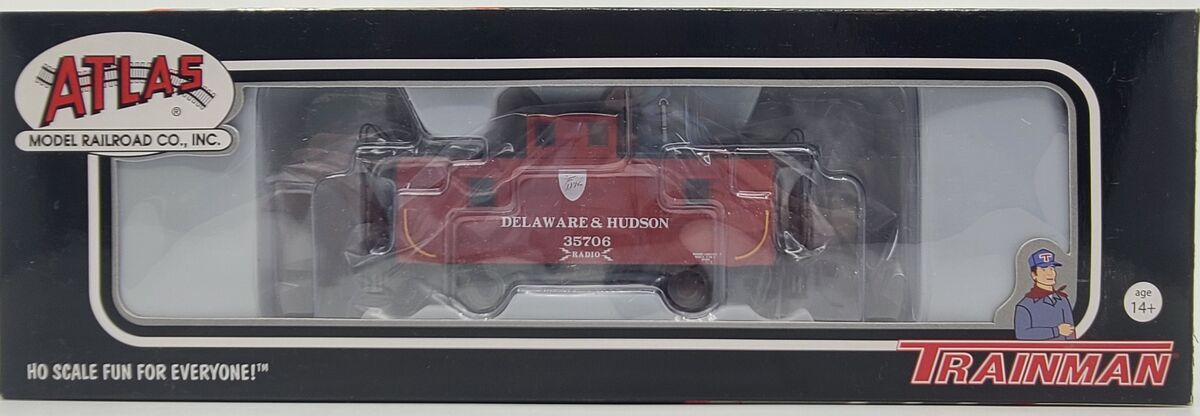 Atlas 11352 HO Scale Delaware & Hudson TM Cupola Caboose #35706