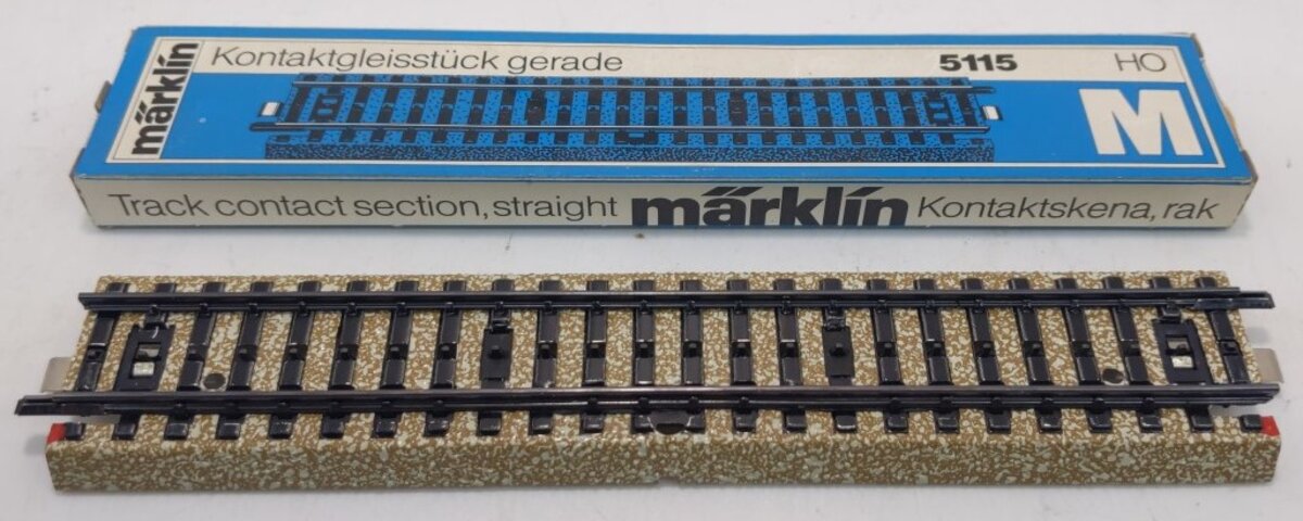 Marklin 5115 Marklin HO #5115 Track Contact Section, Straight