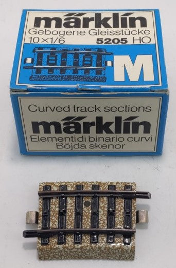 Marklin 5205 Ten Curved Track Sections