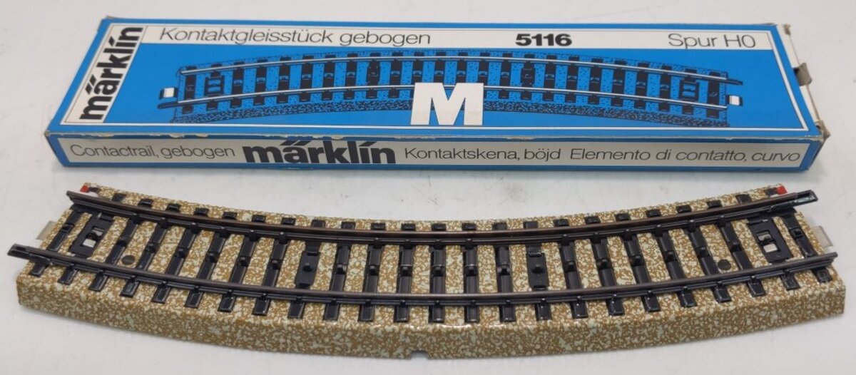Marklin HO #5116 Track Contact Section, Curved