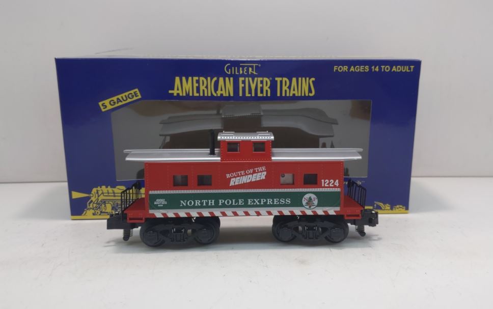 American Flyer 6-49062 S Gauge Christmas Reindeer Route Caboose