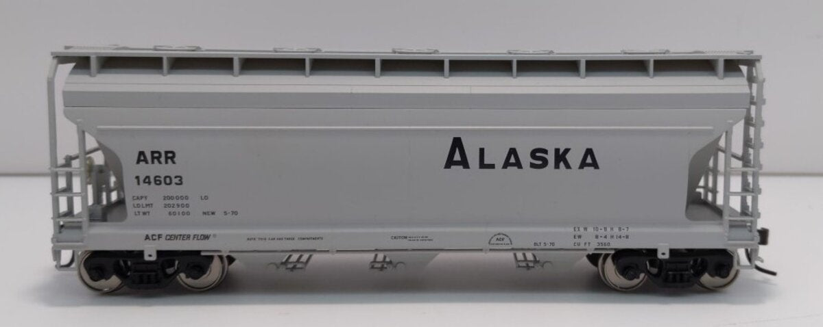 Atlas 20000466 HO Scale Alaska Railroad ACF 3560 Covered Hopper #14603