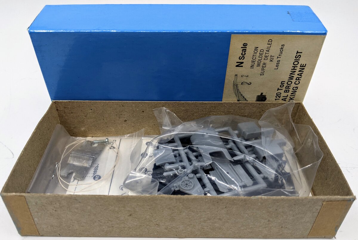 Dimi-Trains 1102 120 Ton Industrial Brownhoist Wrecking Crane Model Kit