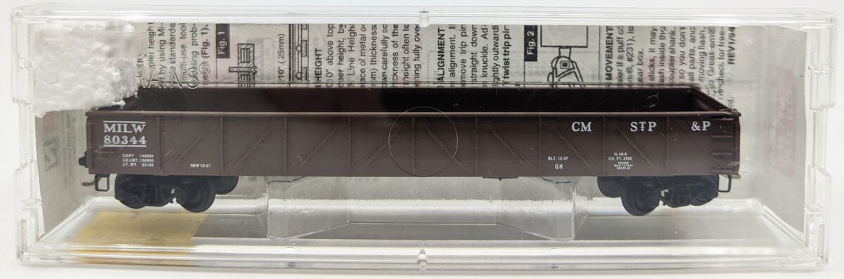 Micro-Trains 06000010 N Chicago M St. P & Pacific 50' Composite Gondola #80344