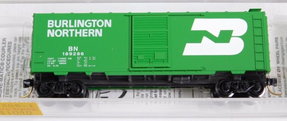 Micro-Trains 20306/1 N Scale Burlington Northern Box Car #189286