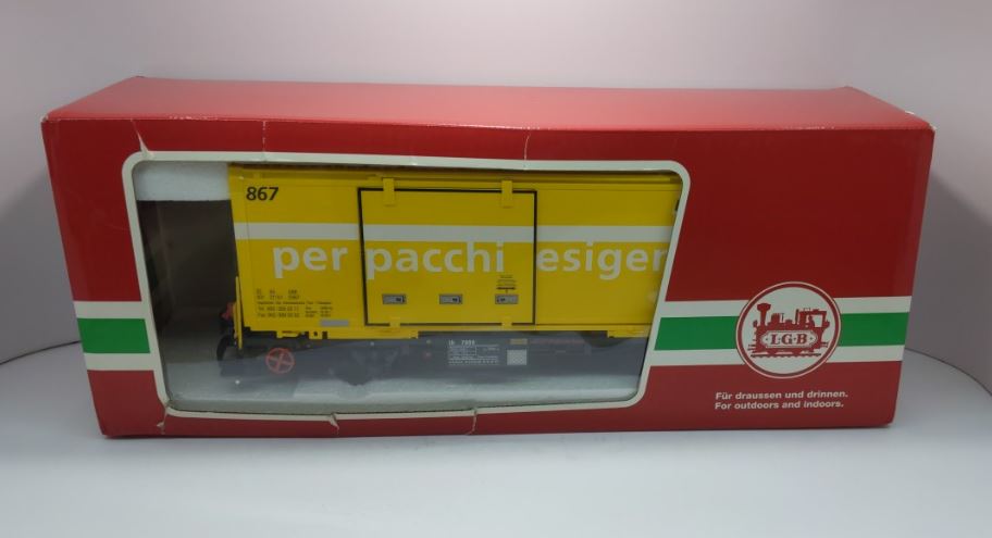 LGB 47893 G Rhaetian Railway RhB Container Flatcar with Container