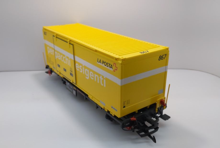 LGB 47893 G Rhaetian Railway RhB Container Flatcar with Container